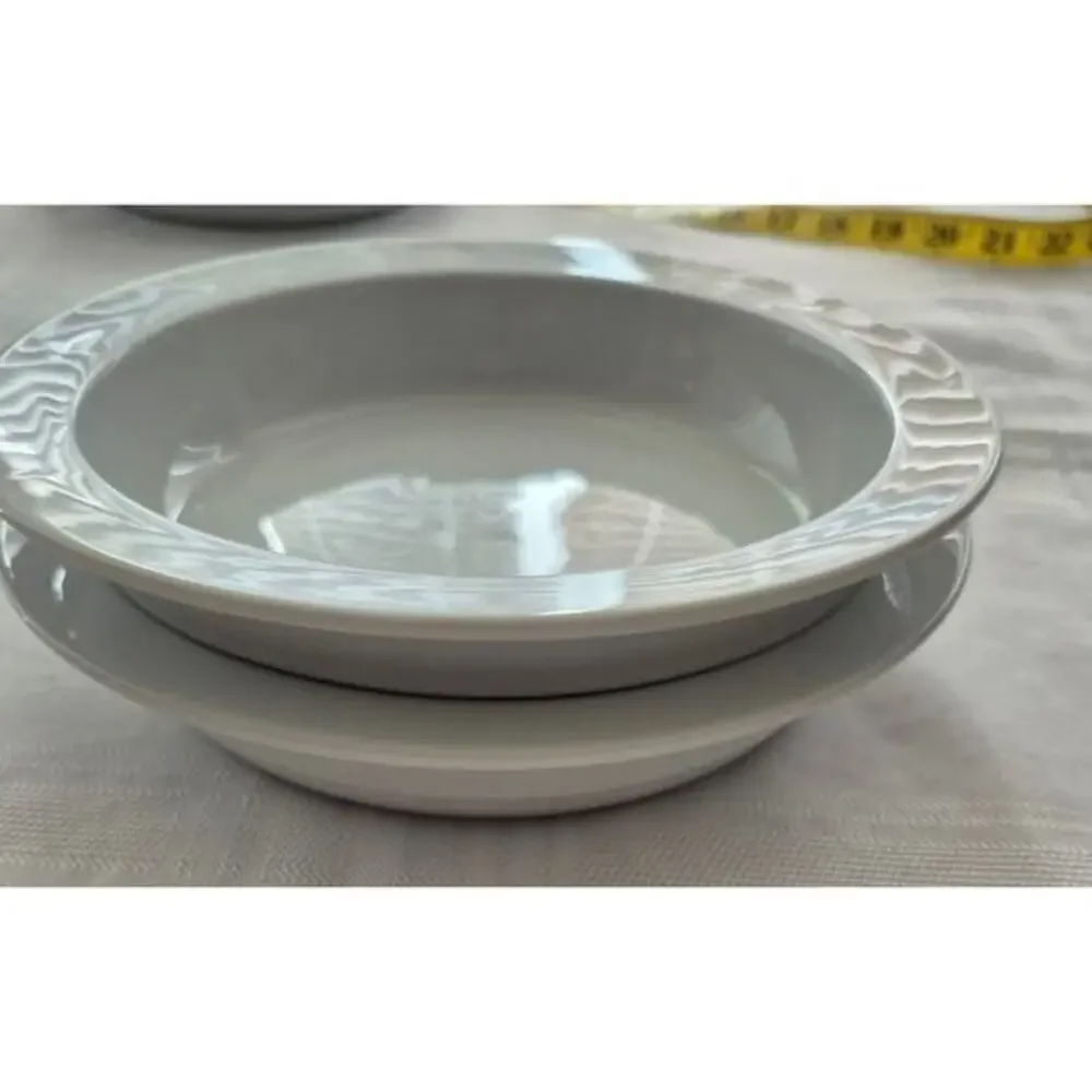 Vintage‎ Dansk Bistro Bisserup White Bowls Set 2 Made in Thailand Cottage core